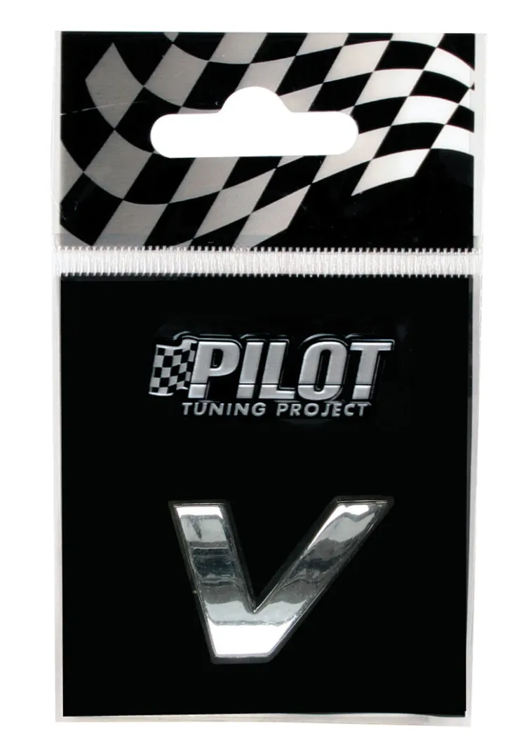 Best Lettre 3D V 18mm Accessoires Voiture