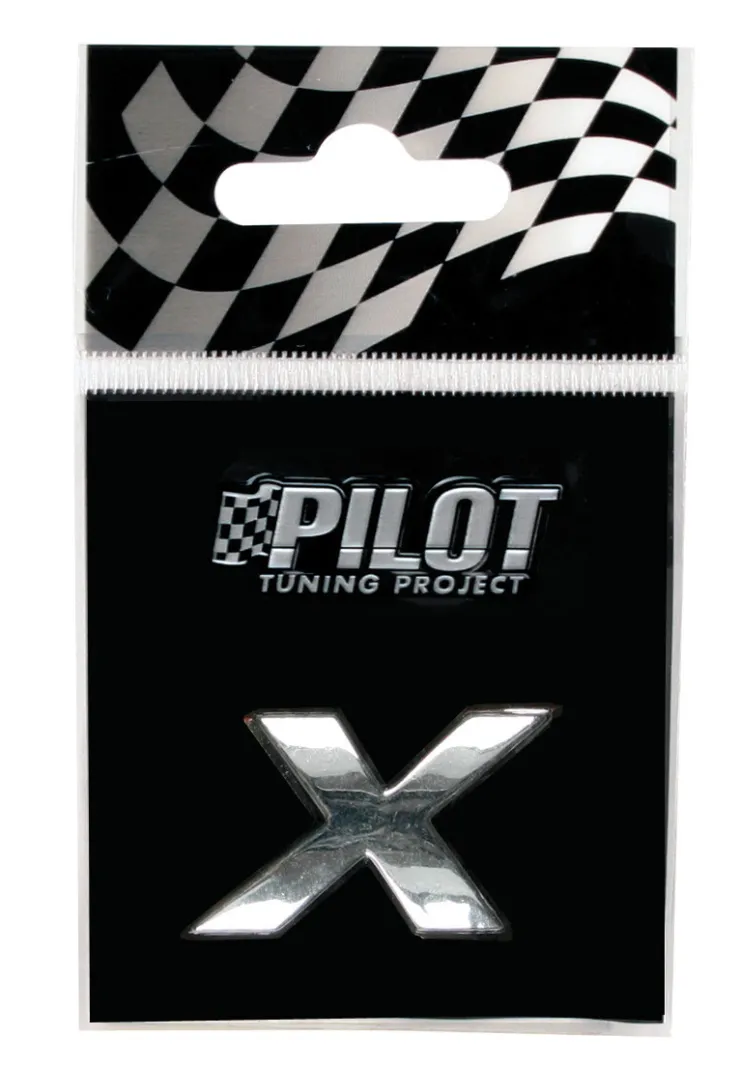 New Lettre 3D X 18mm Accessoires Voiture