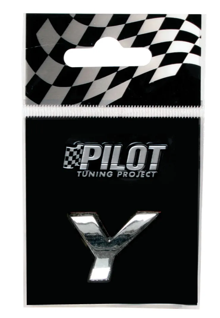 New Lettre 3D Y 18mm Accessoires Voiture