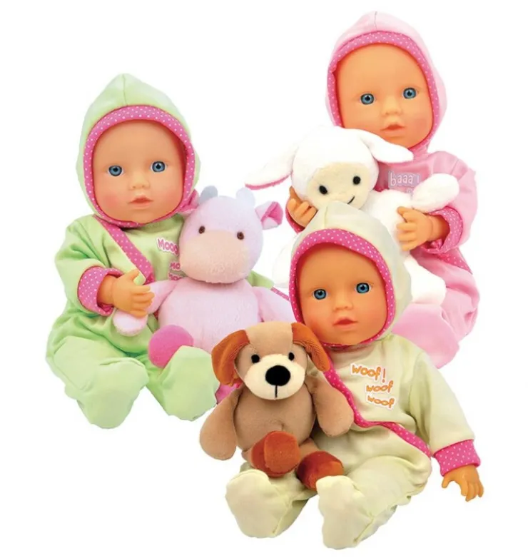 Best LIL CUDDLE ANIMAL BABY 30CM Poupées Et Peluches