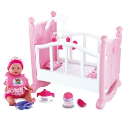 Discount Lit à poupée avec poupée Poupées Et Peluches