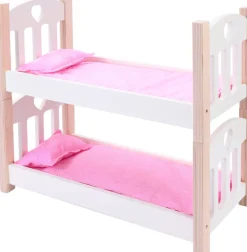 Online Lit superposé pour poupées rose/blanc Poupées Et Peluches