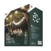 New Lumière de Fête LED - 20 Ampoules - Blanc Chaud Éclairage Extérieur|Décoration Lumineuse