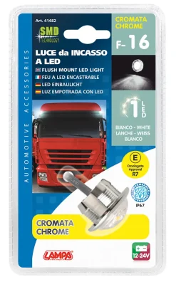 Best Lumière Led F-16 Blanc Chromé Éclairage