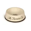 Outlet Mangeoire céramique 'My favourite cat' anthracite Gamelles