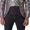 Manteau habillé à paillettes pour hommes XL/XXL Déguisements Adultes