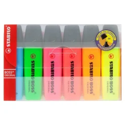 New Marqueurs Boss Original - 6 pièces en sachet Marqueurs