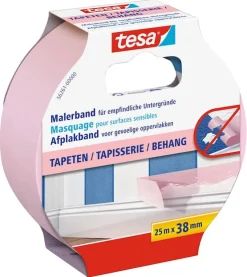 Hot Masquage pour surfaces sensibles rose 25 m x 38 mm Rubans Adhésif