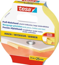Best Masquage Precision Indoor jaune 25 m x 25 mm Rubans Adhésif