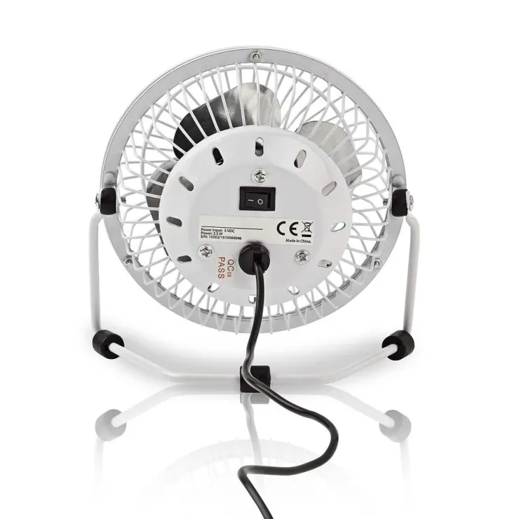 Hot Mini ventilateur en métal USB blanc 10 cm diamètre Climatiseurs Et Ventilateurs