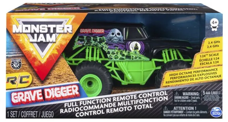 Outlet Monster Jam Grave Digger 1:24 Véhicules