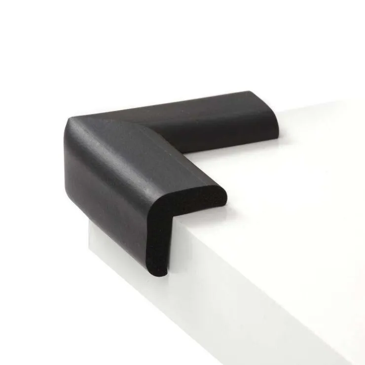 Best Mousse coins de table noir x4 Verrous / Pinces / Protecteurs