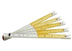 Outlet Mètre pliant professionel blanc / jaune 2 m Outils De Mesure