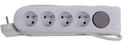 Hot Multi-prises avec interrupteur et corde 1,5 m 4 x 16 A Câbles