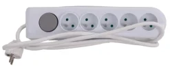 Multi-prises avec interrupteur et corde 1,5 m 5 x 16 A Rallonges Et Adaptateurs