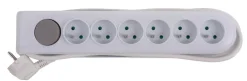 Discount Multi-prises avec interrupteur et corde 1,5 m 6 x 16 A Rallonges Et Adaptateurs