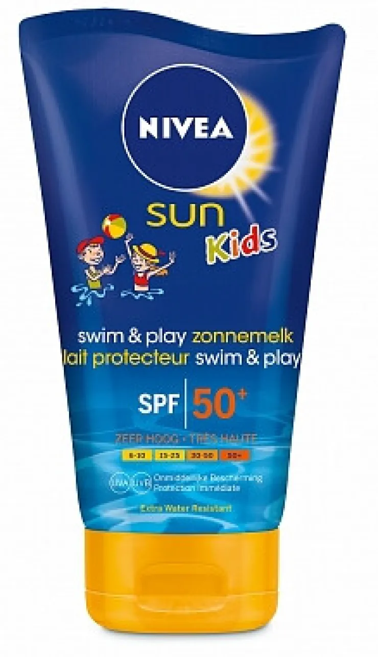 Sale Sun child swim & play lait solaire SPF50+ 150ml Protection Solaire