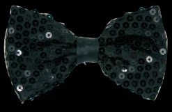 New Noeud paillette, noir Accessoires|Accessoires De Fête