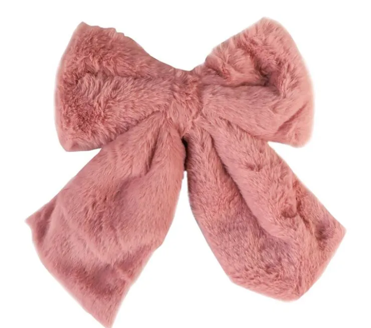 Best Noeud peluche rose Décoration De Sapin