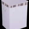 New Panier blanc avec couvercle S Décoration Pratique