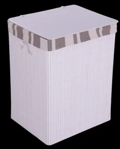 New Panier blanc avec couvercle L Décoration Pratique