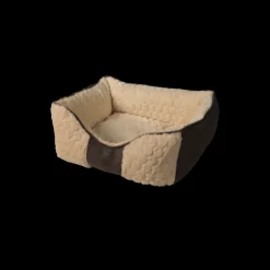 New Panier blanc/gris 50x43x19 cm Dormir Confortablement