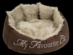 Sale Panier chat brun 55x45x28 cm Dormir Confortablement