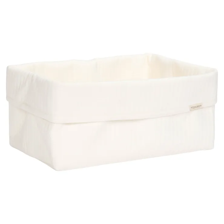 Clearance Panier de toilette grand Pure Soft White Produits De Soin Et Accessoires