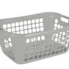 New Panier linge argent 65 x 45 x 27 cm Box Et Panier À Linge