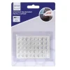 Discount pastelle adh 8 mm transparans 40 pieces Des Ferrures De Meubles Et De Portes