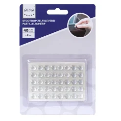Discount pastelle adh 8 mm transparans 40 pieces Des Ferrures De Meubles Et De Portes