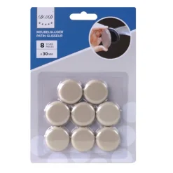 Sale patin glisseur 30 mm beige 8 pieces Des Ferrures De Meubles Et De Portes