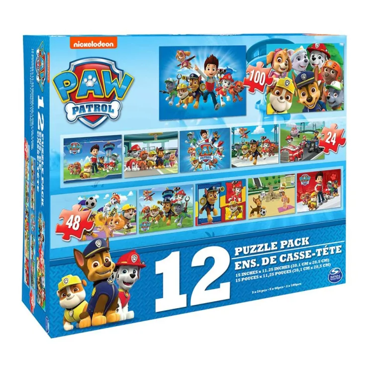 Outlet 12 Puzzles Carton Puzzles