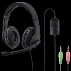 Sale PC-Office-casque "HS-P200" stéréo - noir Audio