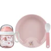 Outlet 3Pcs Service Bebe Flowers & Butterflies Ustensiles De Repas