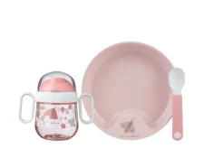 Outlet 3Pcs Service Bebe Flowers & Butterflies Ustensiles De Repas