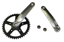 Best Pédalier 44 dents acier, manivelle alu 170 mm 3/32 Accessoires Vélo