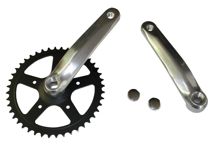 Best Pédalier 44 dents acier, manivelle alu 170 mm 3/32 Accessoires Vélo
