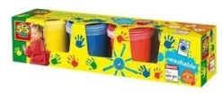 Clearance Peinture a doigts 150ml 4 couleurs Matériel De Peinture