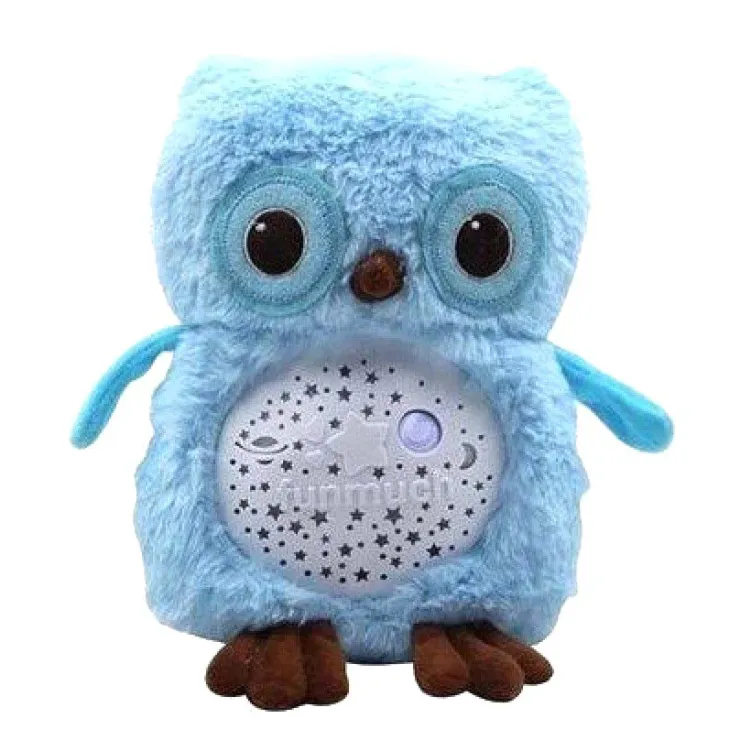 New Petit hibou avec son et lumière Peluches Et Câlins