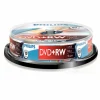 Outlet DVD+RW 4,7 GB 4x spindle 10 pièces Bureautique