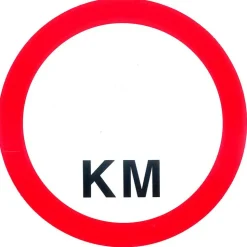 Hot Pictogramme avec indication km Signalisation