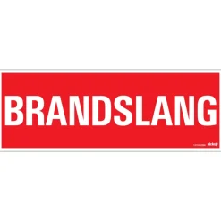 New Pictogramme brandslang 33 x 12 cm Signalisation