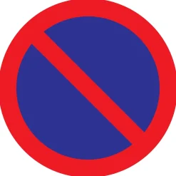 New Pictogramme défense de stationner Ø30 cm Signalisation