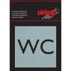 Pictogramme en aluminium wc Signalisation