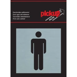 Best Pictogramme en aluminium heren 8 x 8 cm Signalisation