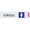 Online Pictogramme en aluminium toilettes dames 16,5 x 4,4 cm Signalisation