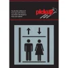 Clearance Pictogramme en aluminium ascenseur Signalisation