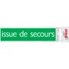 Online Pictogramme en aluminium issue de secours 16,5 x 4,4 cm Signalisation