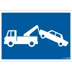 New Pictogramme enlèvement demandé 23 x 33 cm Signalisation
